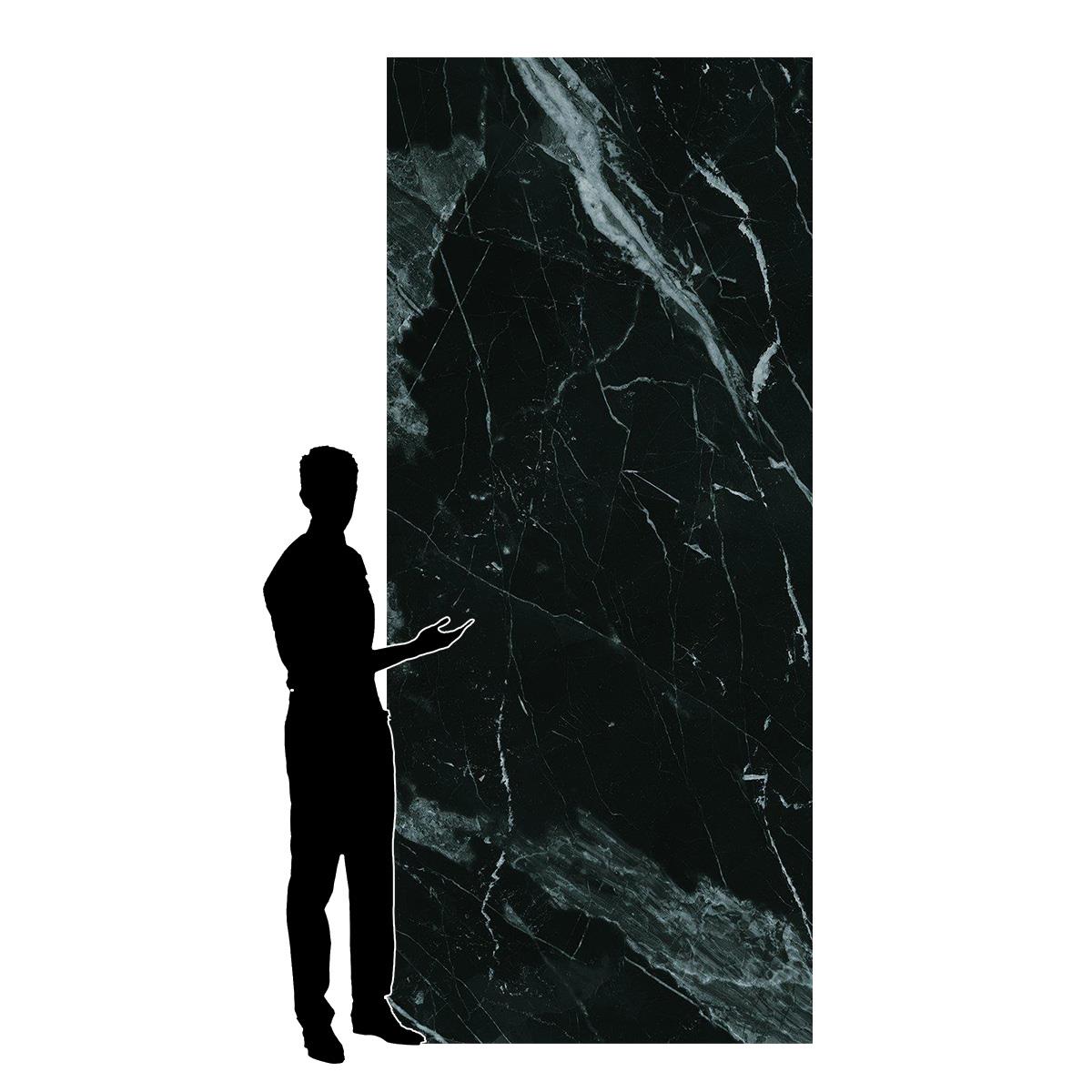 Marmerlook | Vloer-/wandtegel XXL | 120x120 | Nero Marquina