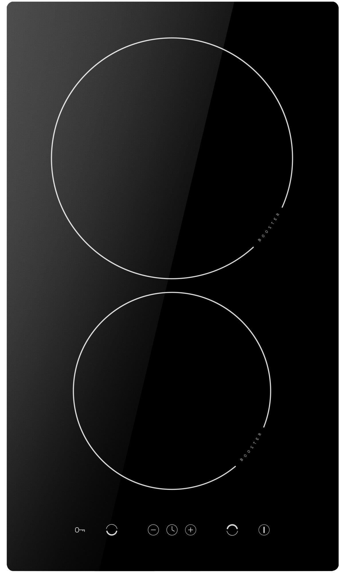 Trendline | Inductieplaat | 30 cm | Matzwart