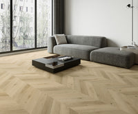 PVC Hongaarse Punt - Vario Smoked Oak Light